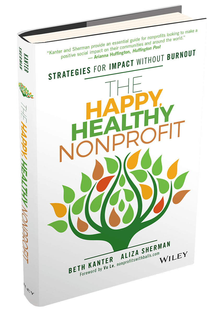 Cover picture of the book The Happy, Healthy Nonprofit